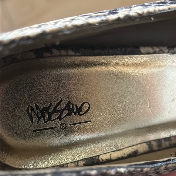 Mossimo Snake Print Black Heels - Picture 5 of 11